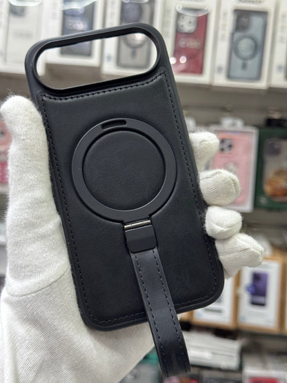 J-Case Premium PU Leather MagSafe Cover with Kickstand & Strap - iPhone 17 Air