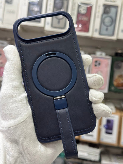 J-Case Premium PU Leather MagSafe Cover with Kickstand & Strap - iPhone 17 Air