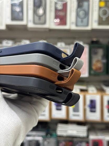 J-Case Premium PU Leather MagSafe Cover with Kickstand & Strap - iPhone 17