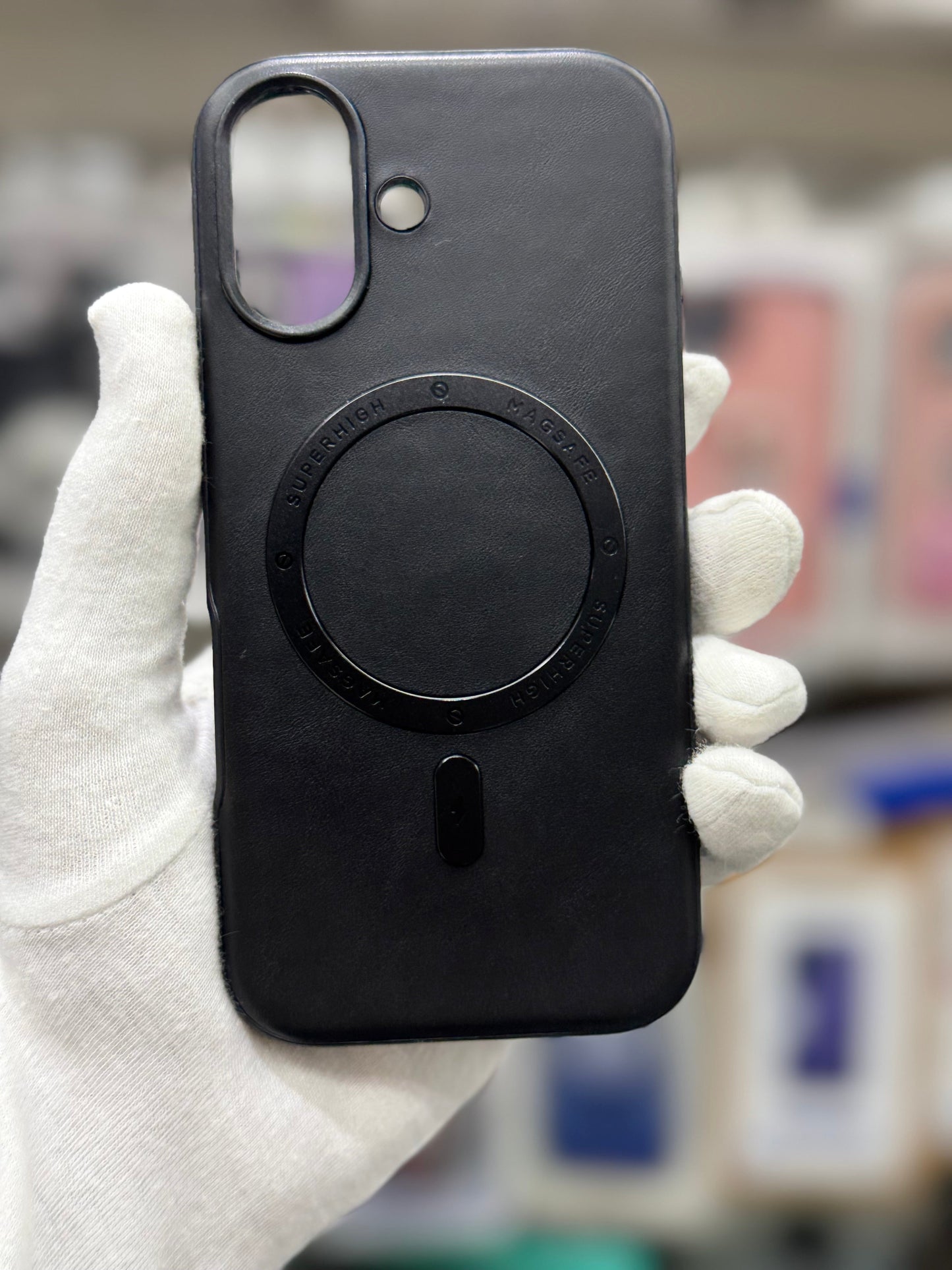 TRUNZO PU Leather MagSafe Ring Case - iPhone 17