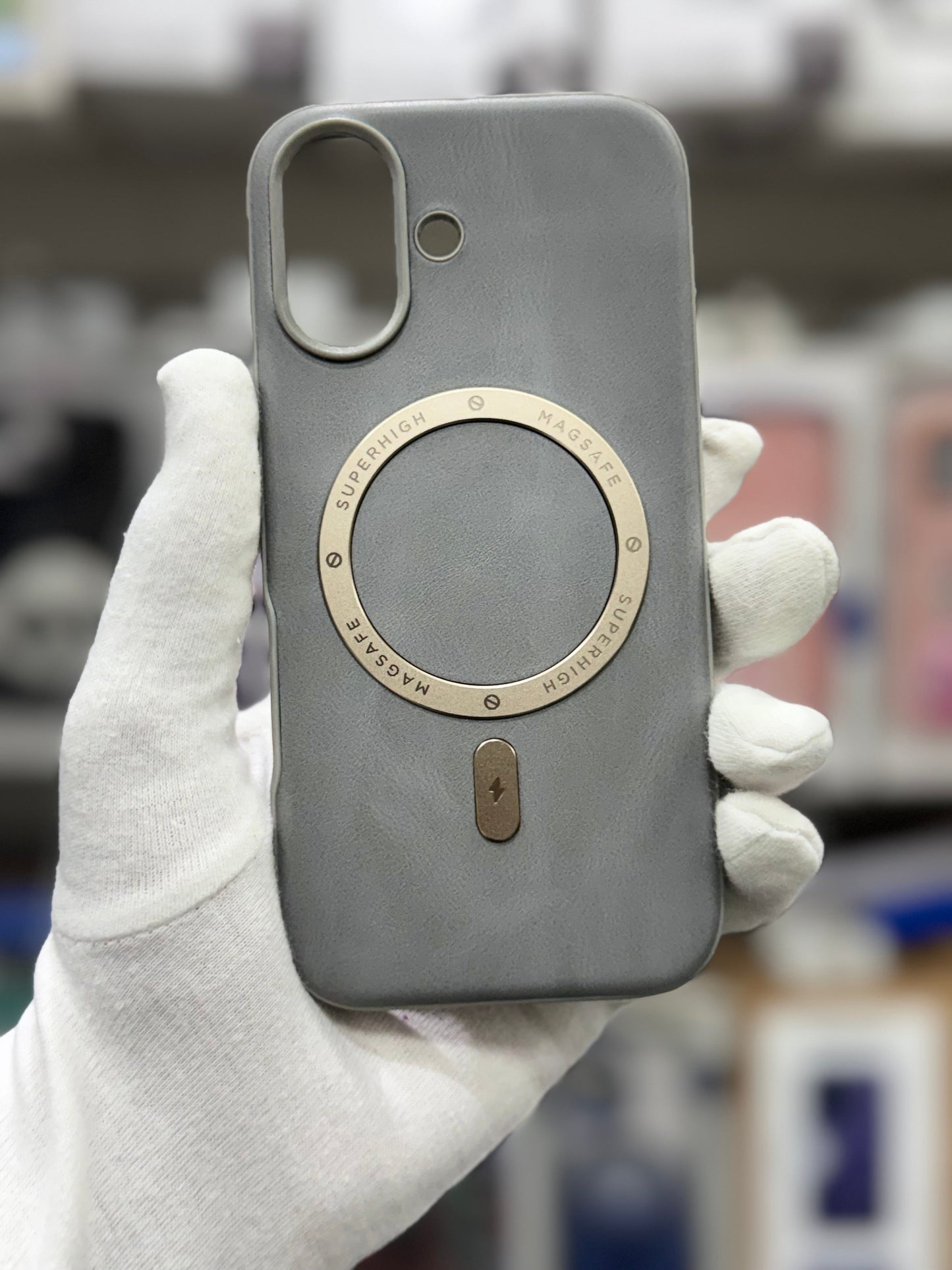 TRUNZO PU Leather MagSafe Ring Case - iPhone 17