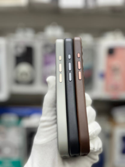 TRUNZO PU Leather MagSafe Ring Case - iPhone 17