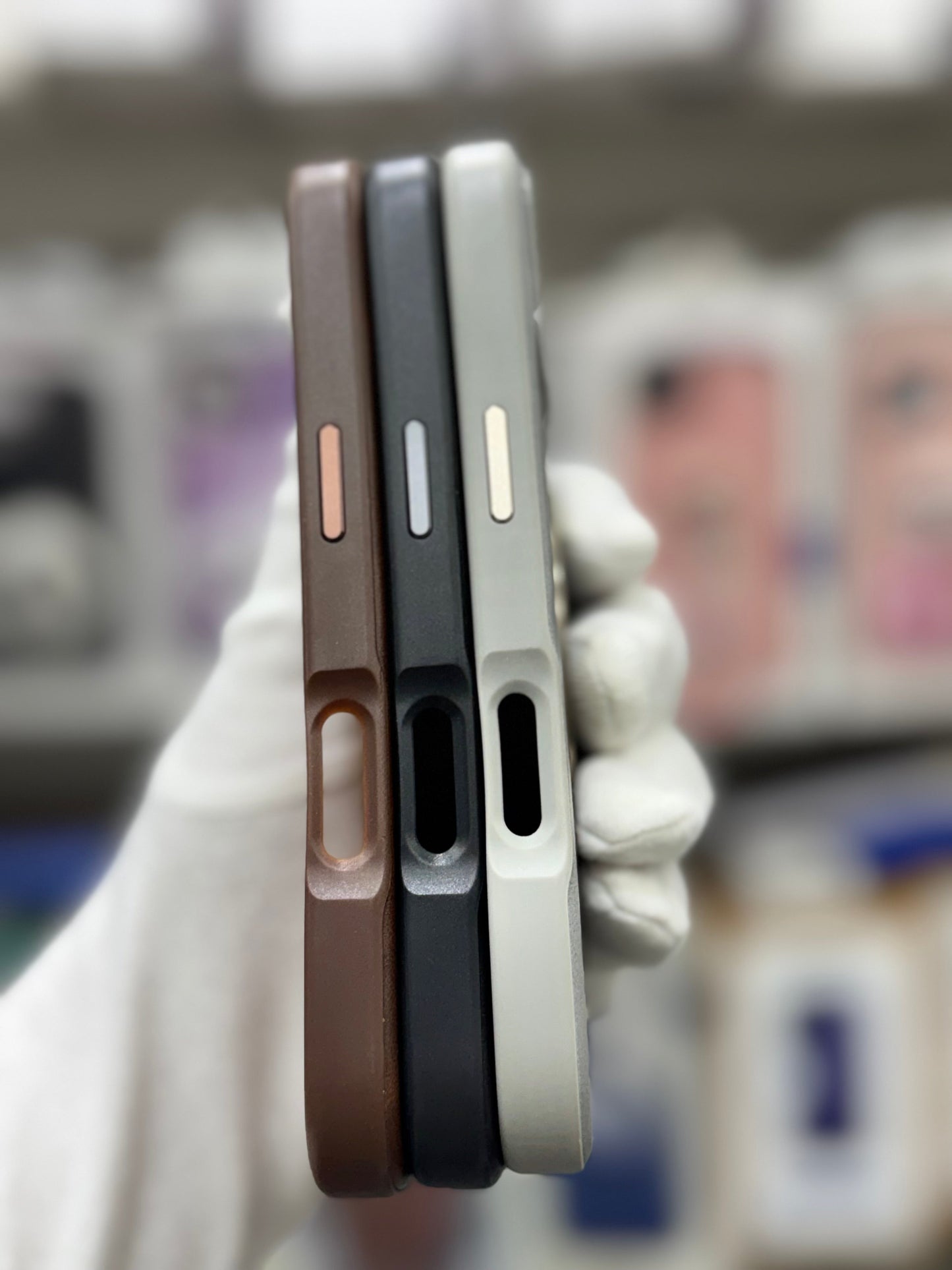 TRUNZO PU Leather MagSafe Ring Case - iPhone 17