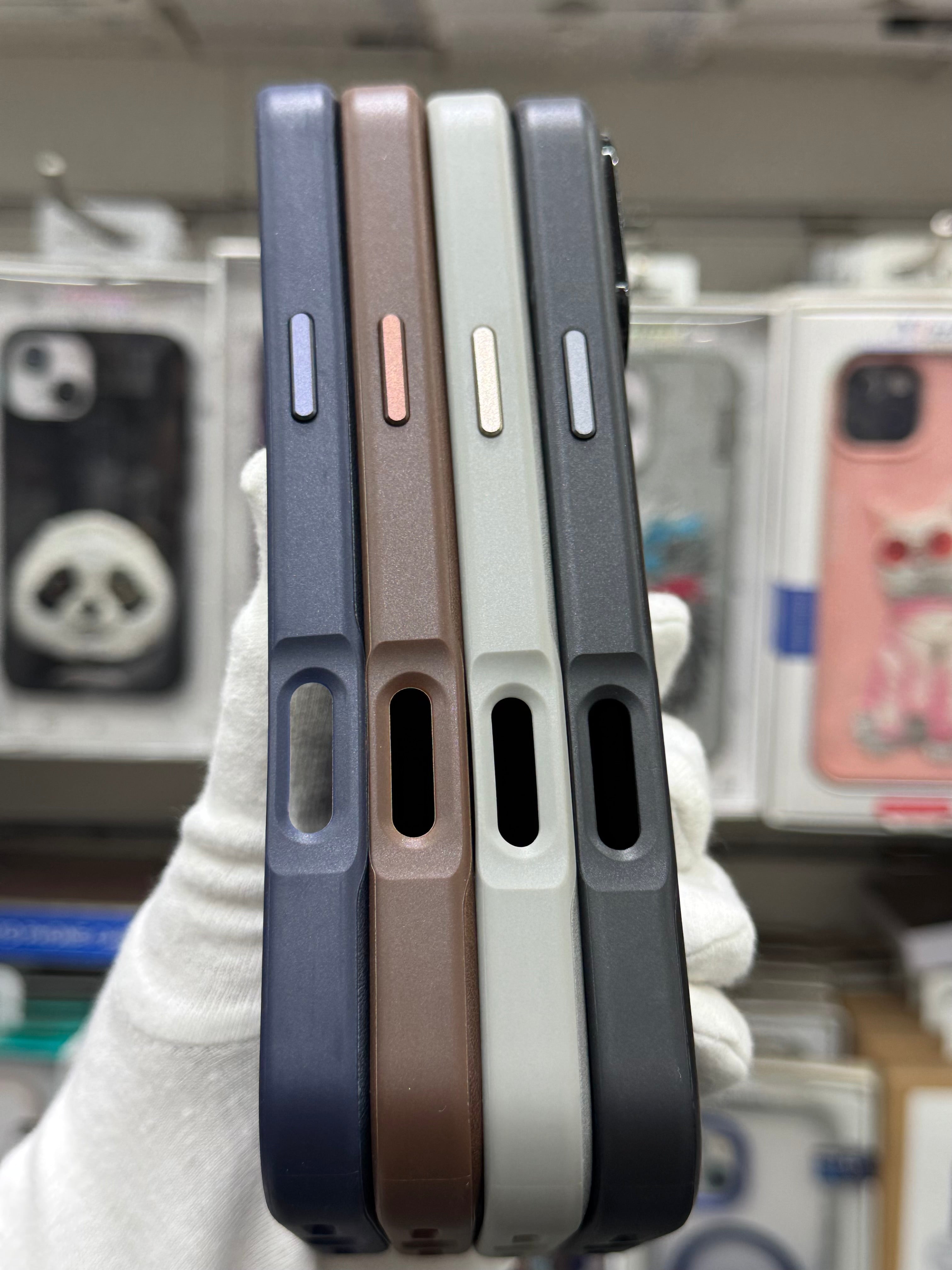 TRUNZO PU Leather MagSafe Ring Case - iPhone 17 Pro Max Back Cover