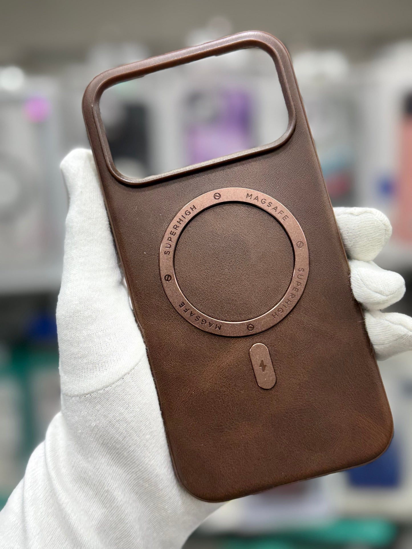 TRUNZO PU Leather MagSafe Ring Case - iPhone 17 Pro