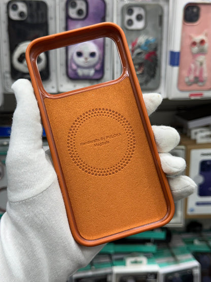 Puloka Leather MagSafe Ring Case - iPhone 17 Pro