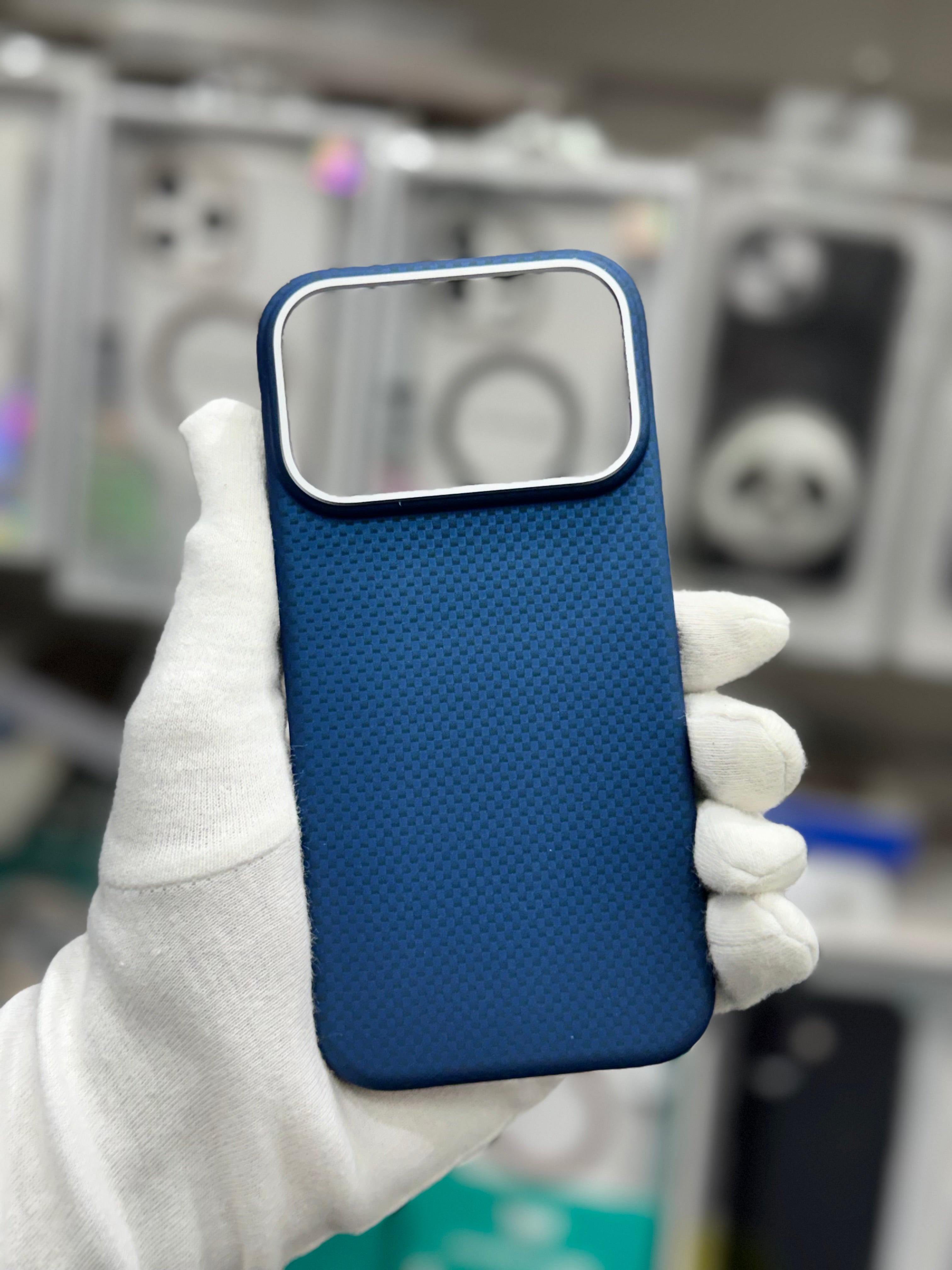 X-Level Mars Carbon Fiber Textute Magnet Case - iPhone 17 Pro Max Back Cover