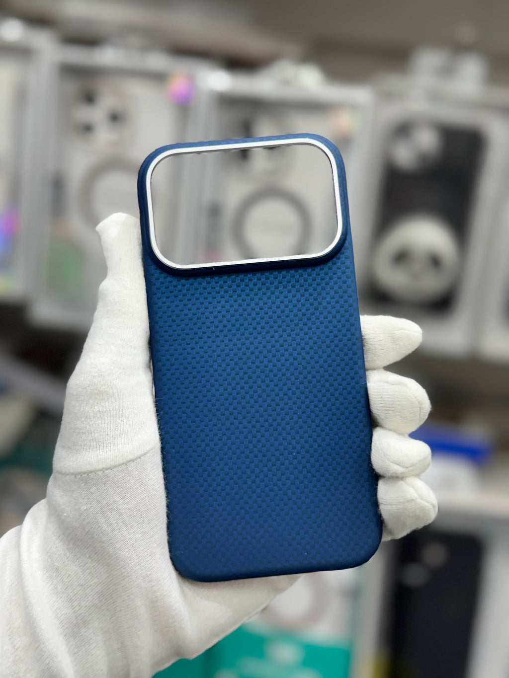 X-Level Mars Carbon Fiber Textute Magnet Case - iPhone 18 Pro Max Back Cover