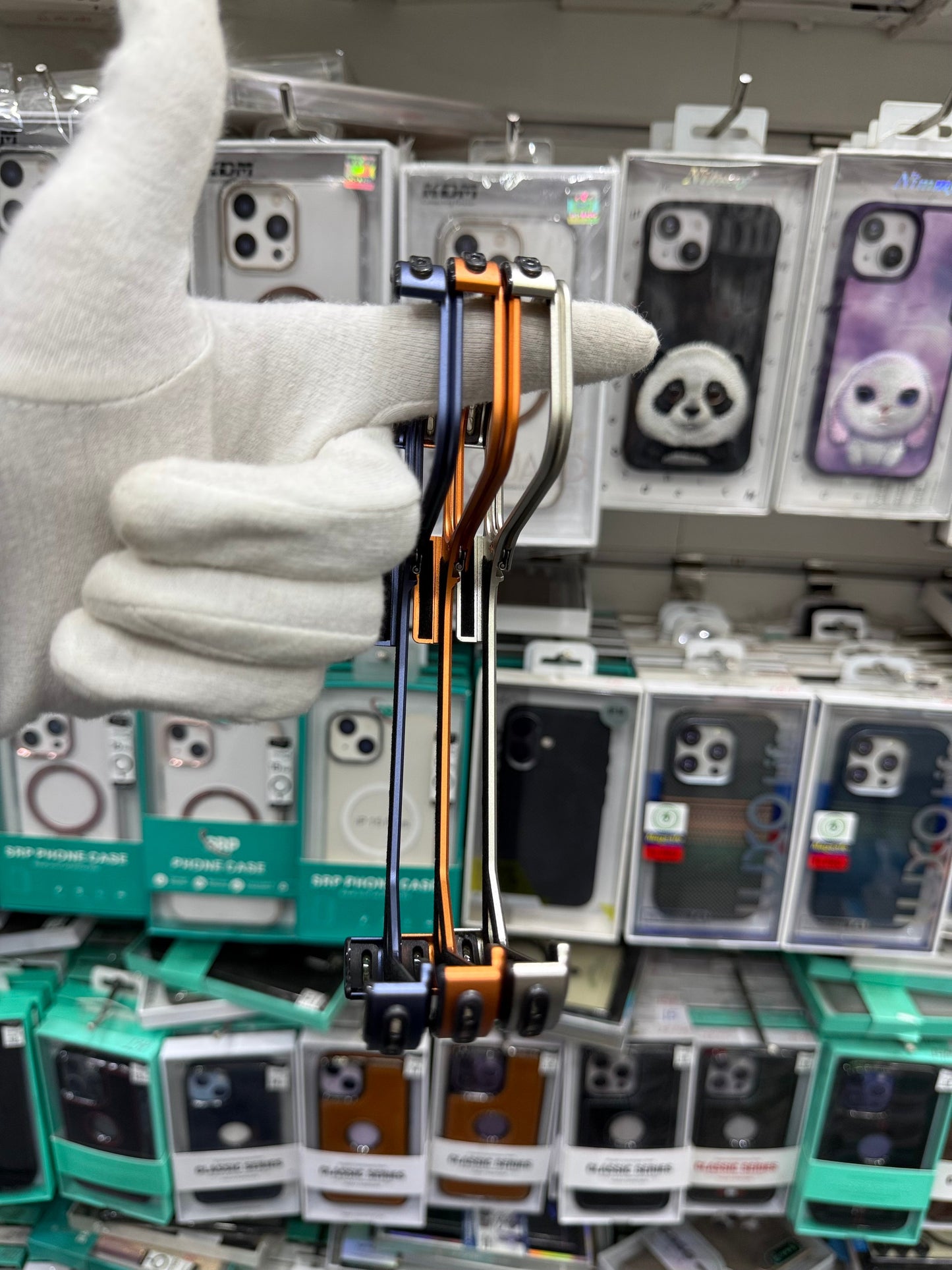 Metal Bumper Frame Case With Bracket Stand - iPhone 17 Pro