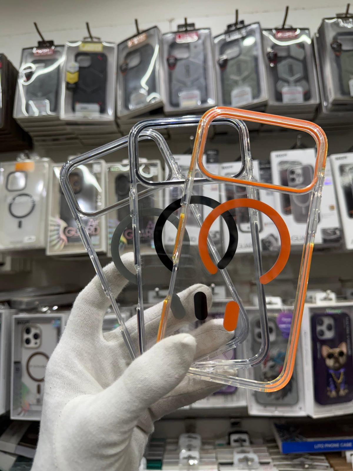 KDM Transparent ShockProof with Magsafe - iPhone 17 Pro Max Back Cover