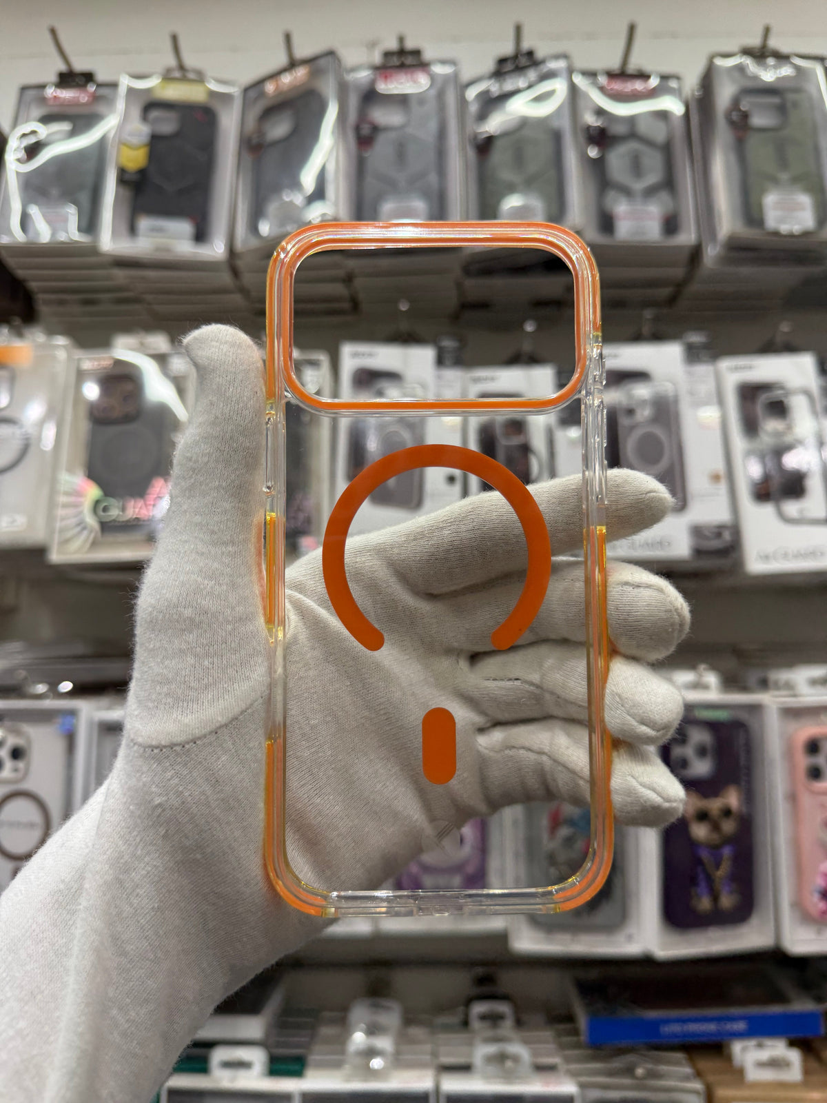 KDM Transparent ShockProof with Magsafe - iPhone 17 Pro Max Back Cover
