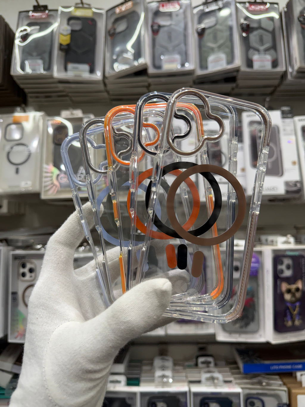 KDM Transparent ShockProof with Magsafe - iPhone 17 Back Cover