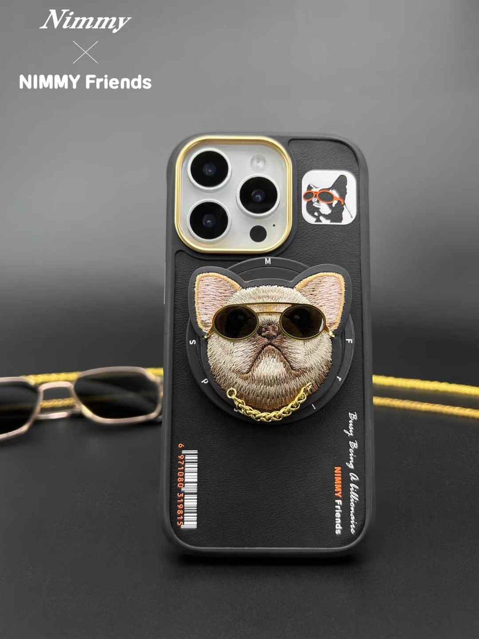 Nimmy Magnetic Little Rich Tycoon For iPhone 16 Pro Max Back Cover