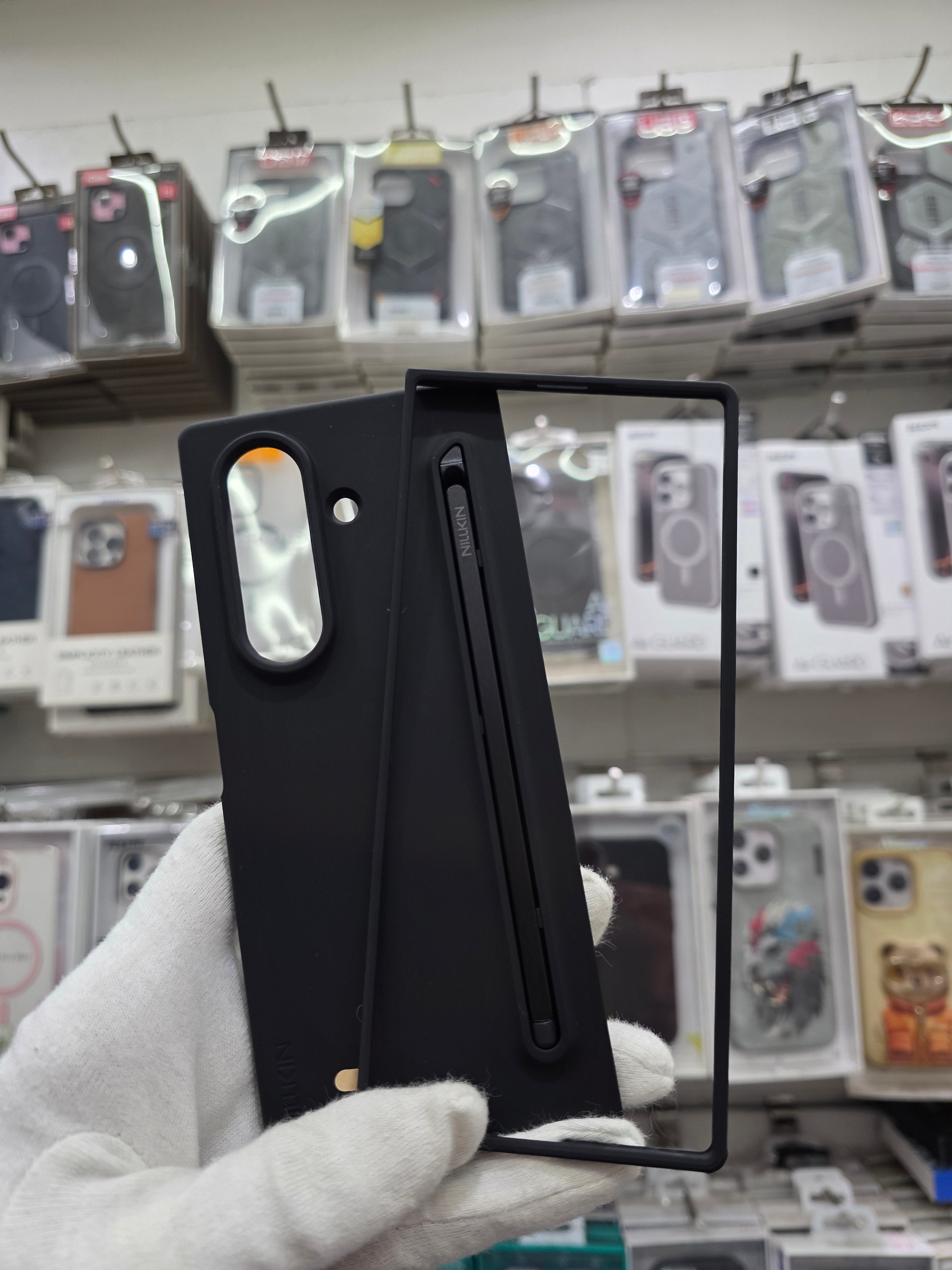 Nillkin Flex Pure Fold S-Pen Version protective cover case - Samsung Galaxy Z Fold 7 Back Cover