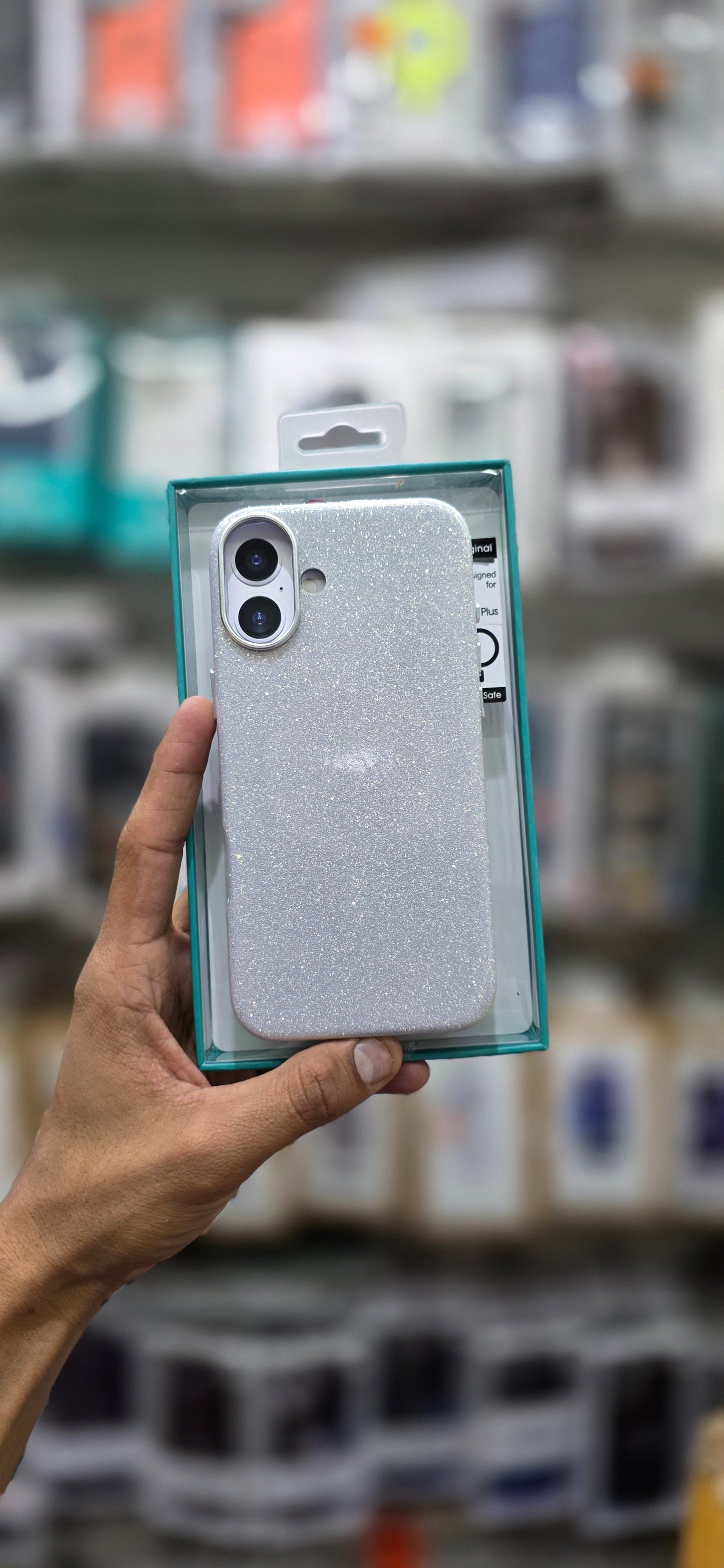 SRP Glittery Pastel Swirl Case WIth MagSafe - iPhone 16 Back Cover