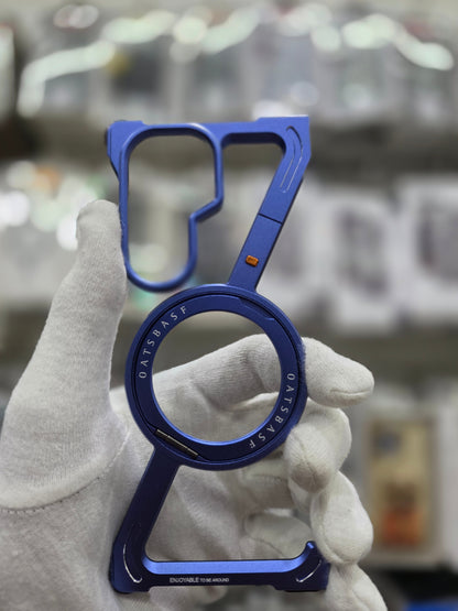 Sleek Z-Shaped Metal Samsung Fold 7 Cover with 360° Rotating Ring Stand