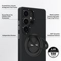 YOUNGKIT Matte Leather Case With Magnetic Stand - Samsung S25 Ultra