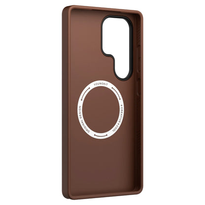 YOUNGKIT Matte Leather Case - Samsung S25 Ultra