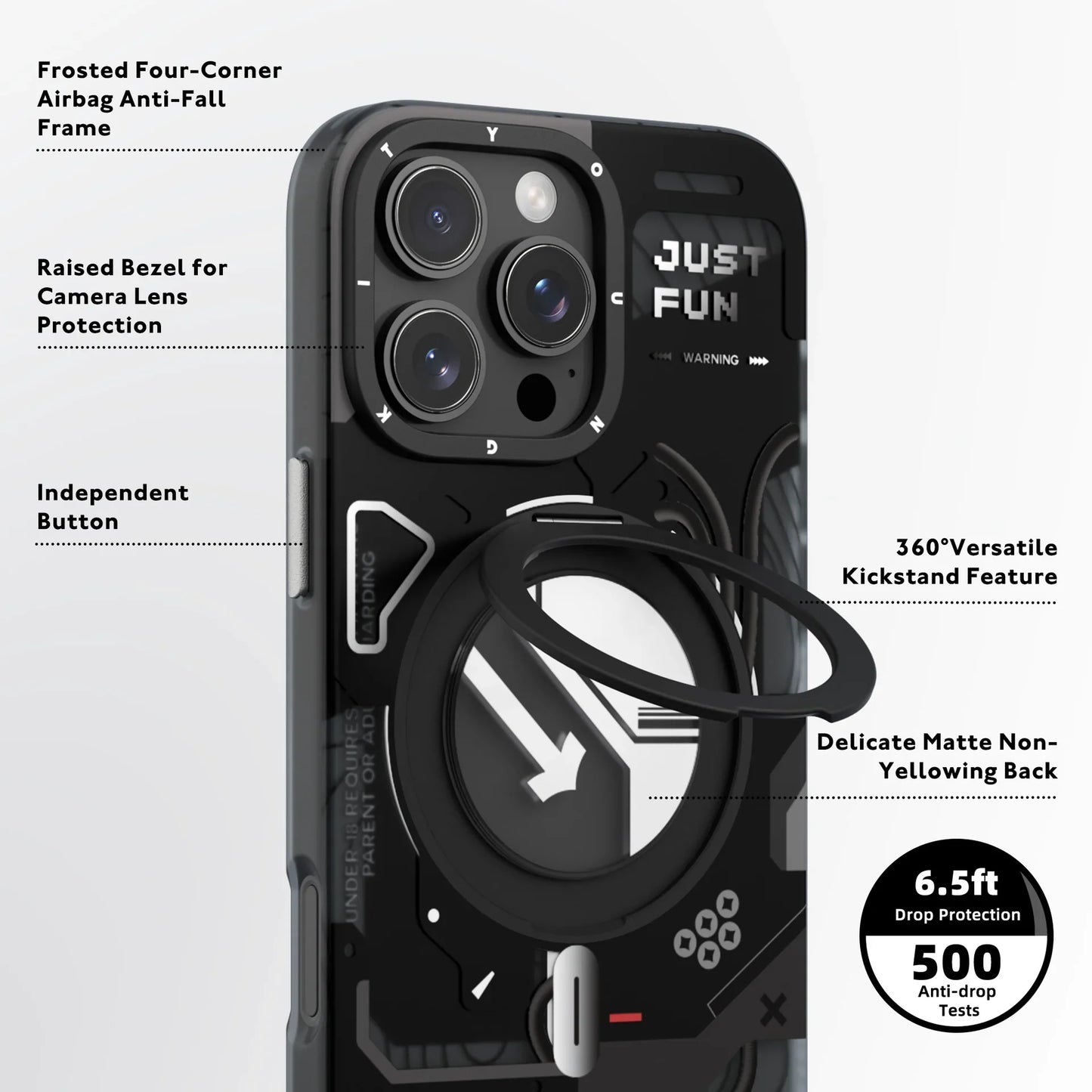 YOUNGKIT Cyberpunk - iPhone 16 Pro Back Cover