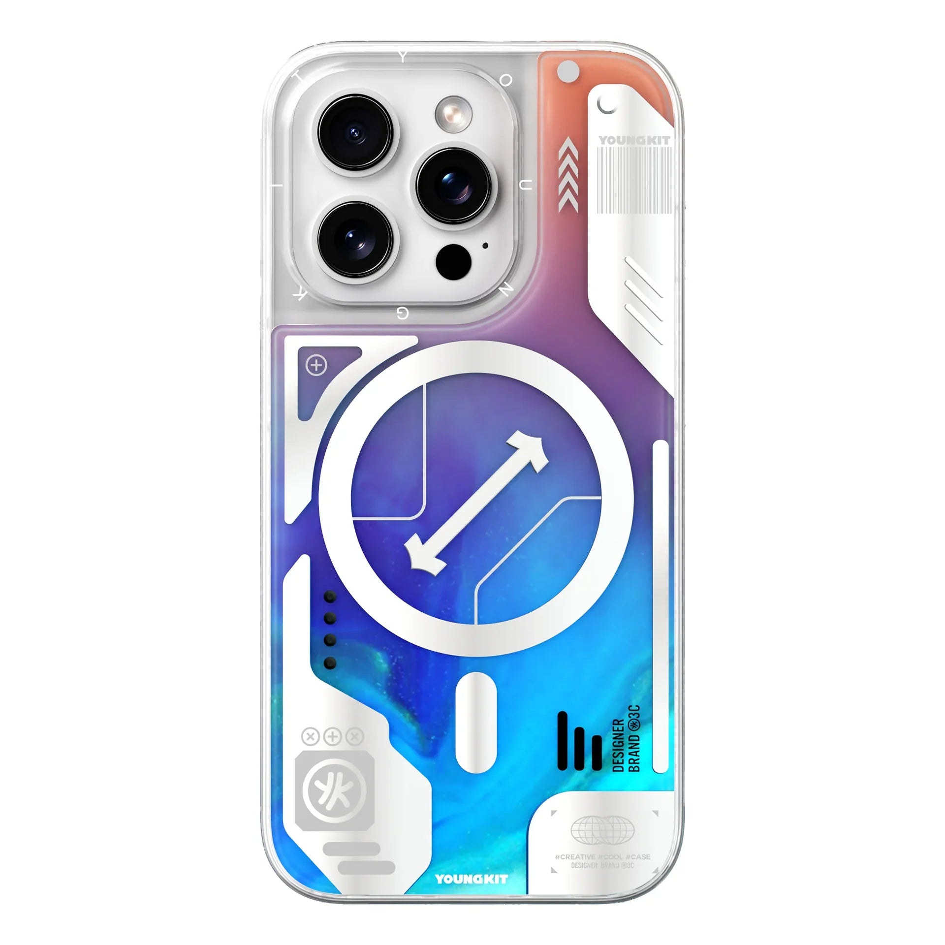 YOUNGKIT Cyberpunk Series - iPhone 15 Pro Max Back Cover
