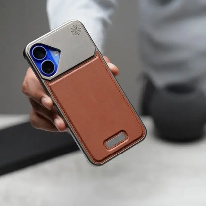 NY Leather Perfume - iPhone 16 Plus Back Cover