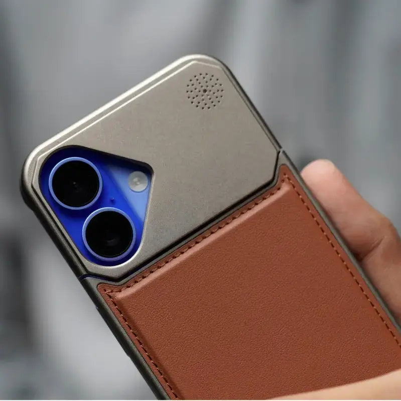 NY Leather Perfume - iPhone 16 Back Cover