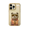 Nimmy Glasses Cool 2.0 Bear For iPhone 16 Pro Max Back Cover