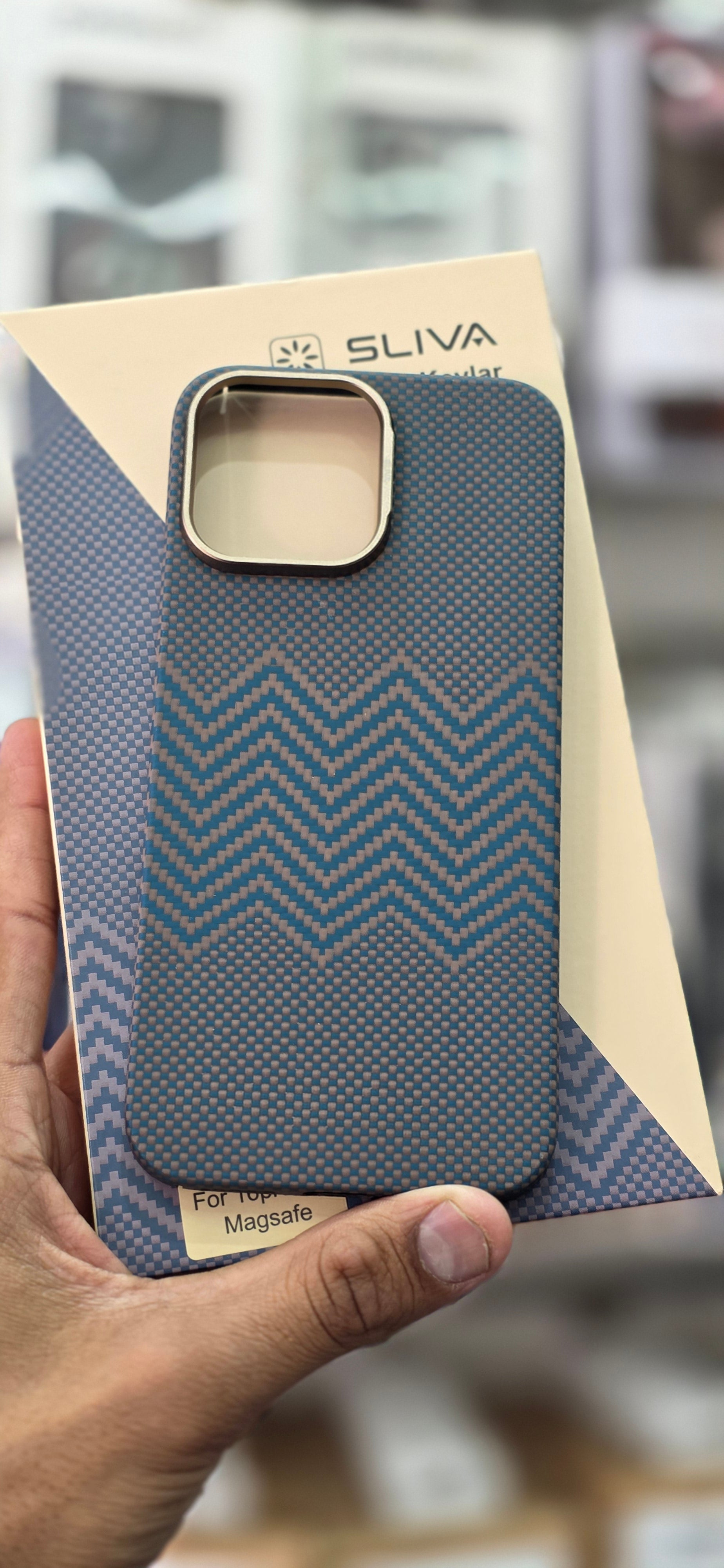 Sliva Real Carbon Fiber Case Super Slim Original with Magsafe - iPhone 16 Pro Max Cover Back Cover