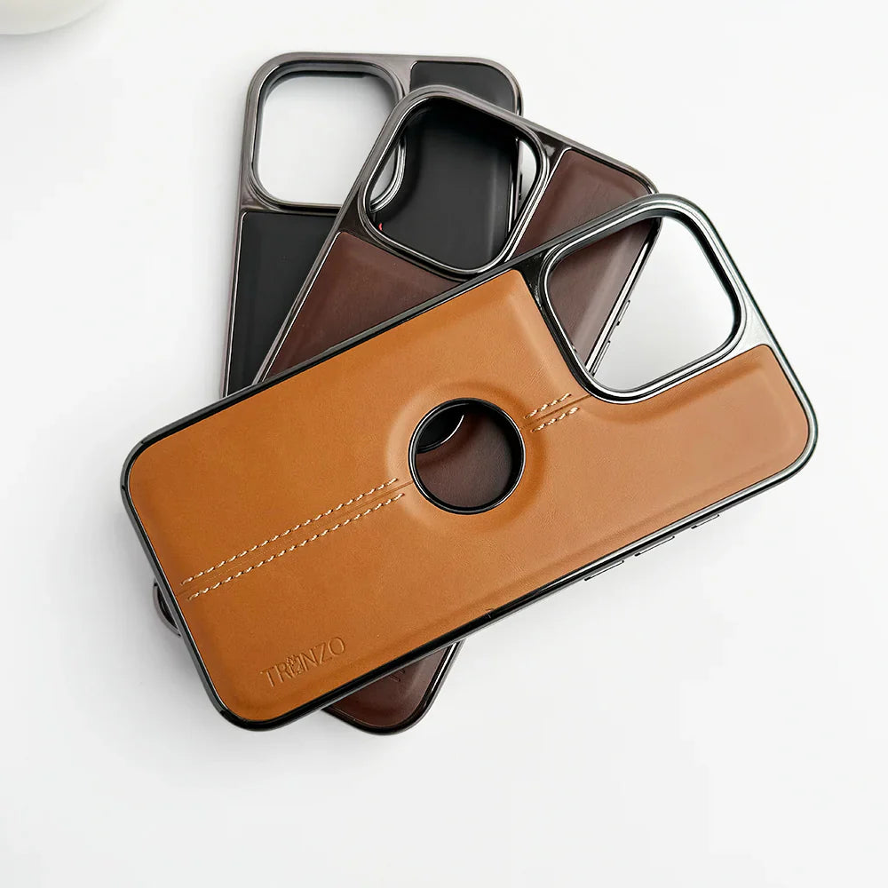 TRUNZO Classic Leather - iPhone 16 Pro Max Back Cover