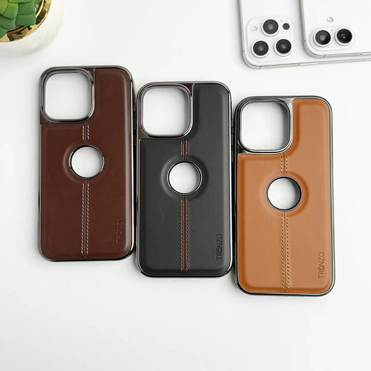 TRUNZO Classic Leather - iPhone 16 Pro Back Cover