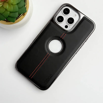 TRUNZO Classic Leather - iPhone 16 Back Cover