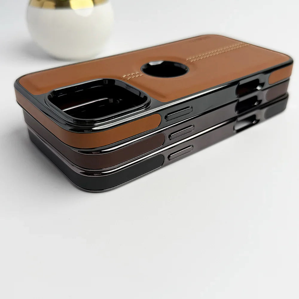 TRUNZO Classic Leather - iPhone 16 Pro Max Back Cover
