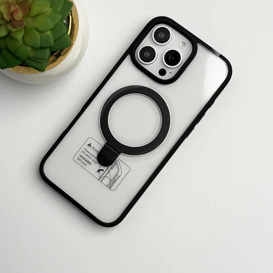 SRP MagSafe With Stand Transparent Case - iPhone 16 Pro Back Cover