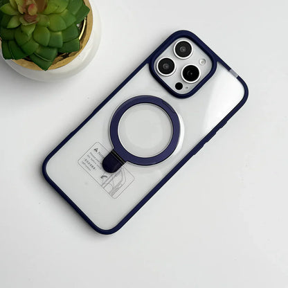 SRP MagSafe With Stand Transparent Case - iPhone 16 Plus Back Cover