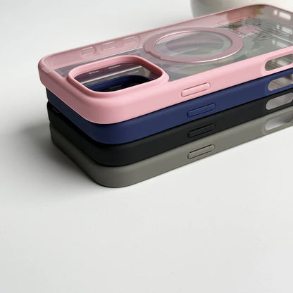 SRP MagSafe With Stand Transparent Case - iPhone 16 Pro Back Cover