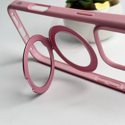 SRP MagSafe With Stand Transparent Case - iPhone 16 Plus Back Cover
