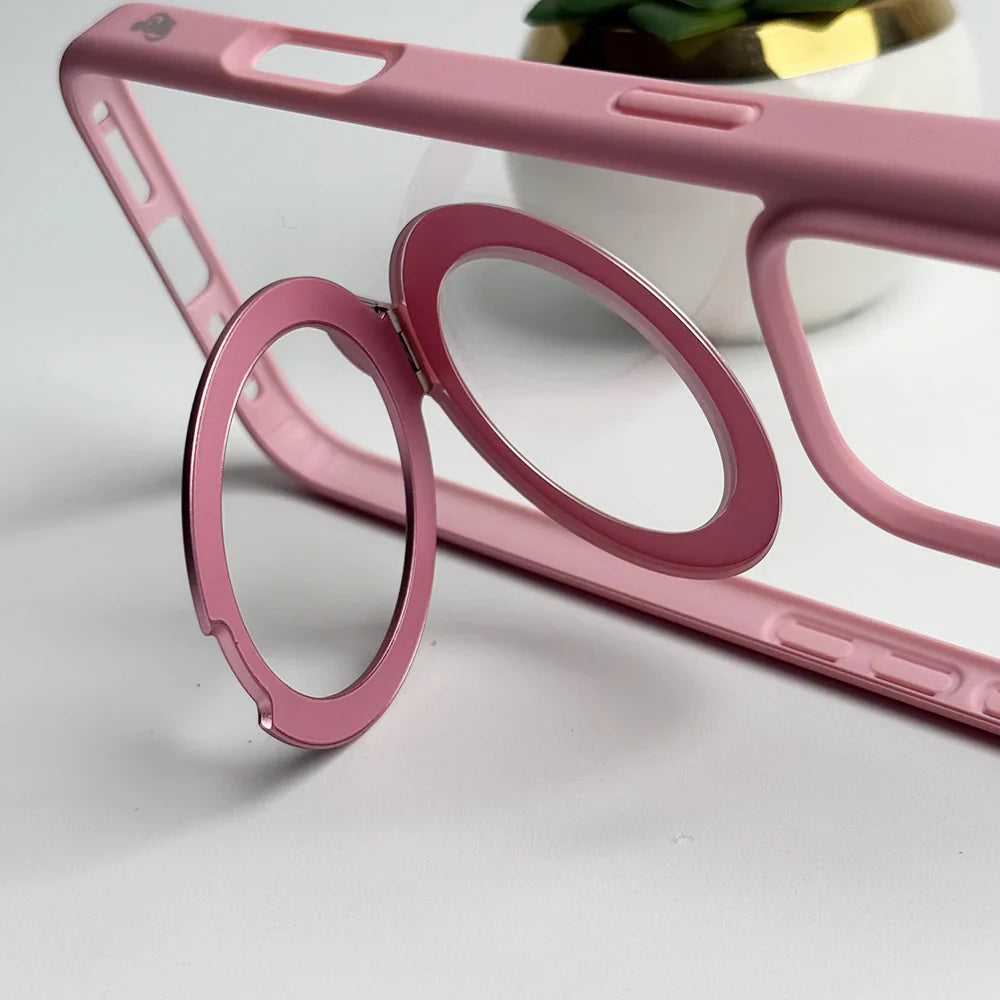 SRP MagSafe With Stand Transparent Case - iPhone 16 Back Cover