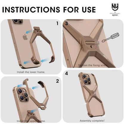 NY Metal X series - 16 Pro Max Back Cover